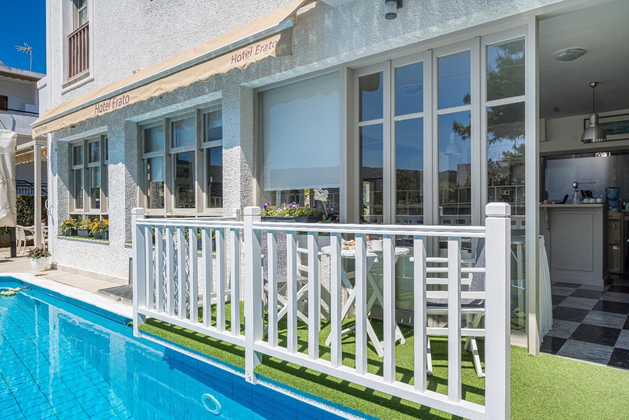Erato Hotel Ajía Marína Kültér fotó